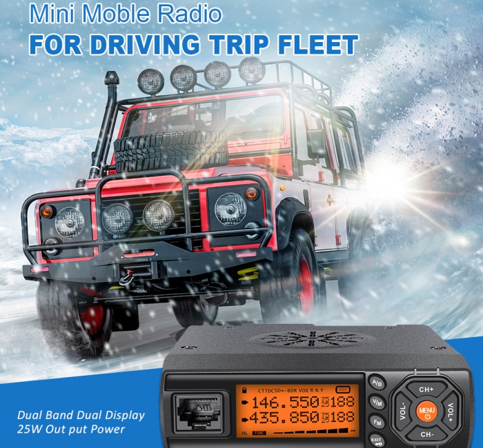 ZASTONE Z218 小型車載電臺(tái) 雙段車載電臺(tái) 20W車載臺(tái) 車載對(duì)講機(jī)