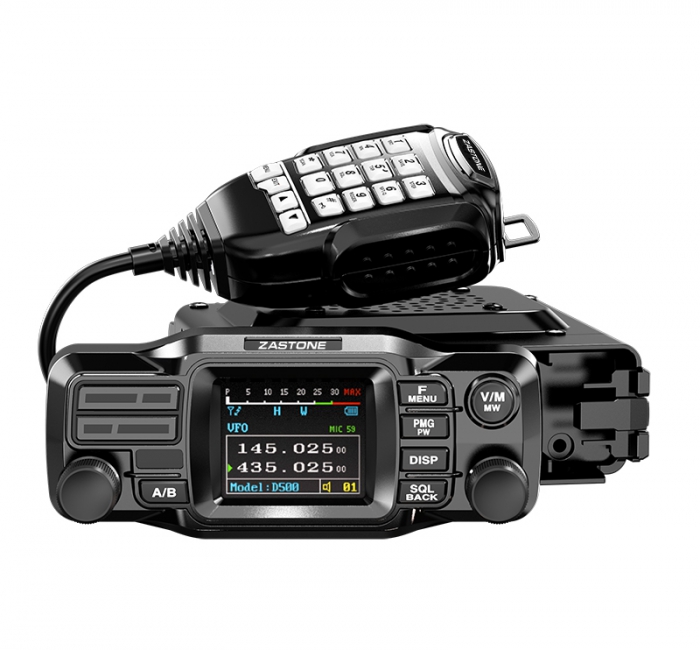 ZASTONE D500 車載對(duì)講機(jī) 分體式25W 小型車載電臺(tái)